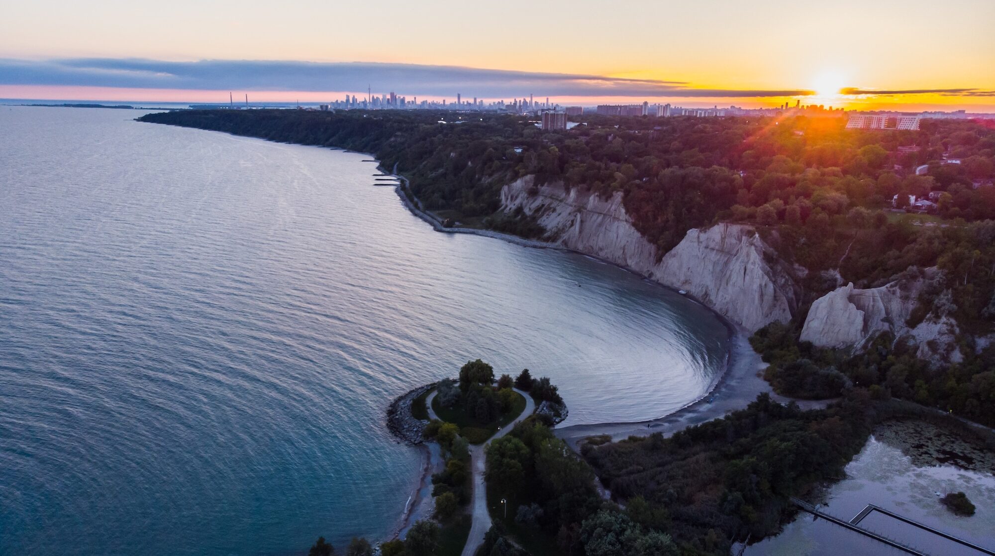 Scarborough Bluffs skyline